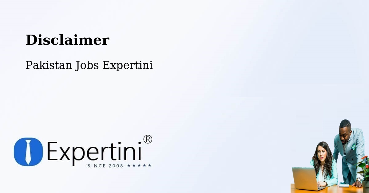 Disclaimer – Kalat - Pakistan Jobs Expertini